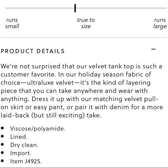 J. Crew Black Velvet Tank Top - Picture 7 of 7